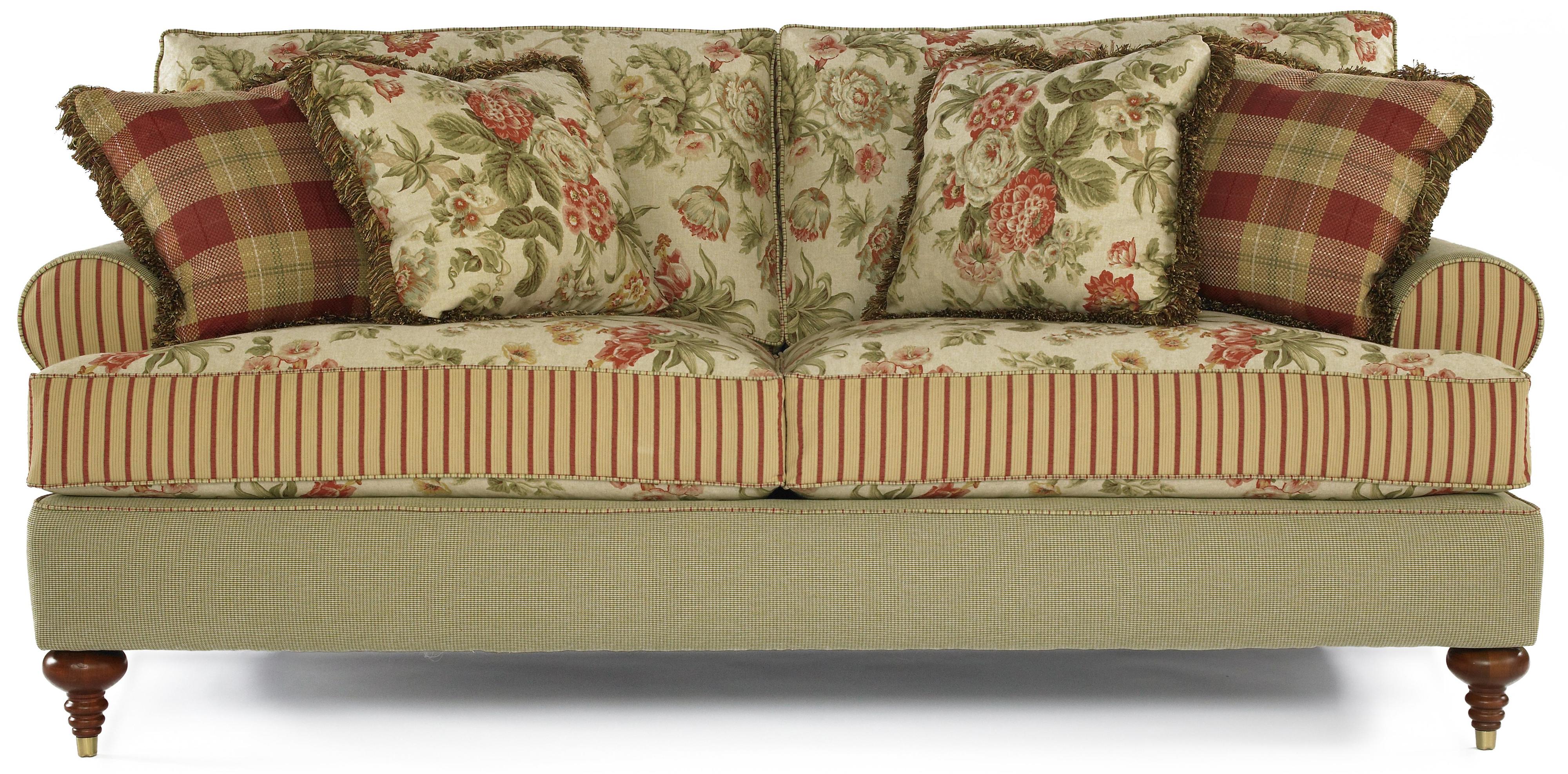 Kincaid Furniture Tuscany 80386 Traditional Stationary Sofa Becker